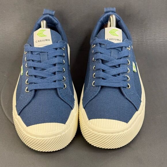 s-l400.jpg Cariuma Women\'s OCA Low Top Shadow Blue Canvas sneaker Shoes size 10